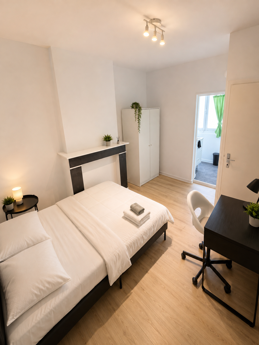 Chambre meublée en colocation - 665€/mois + charges