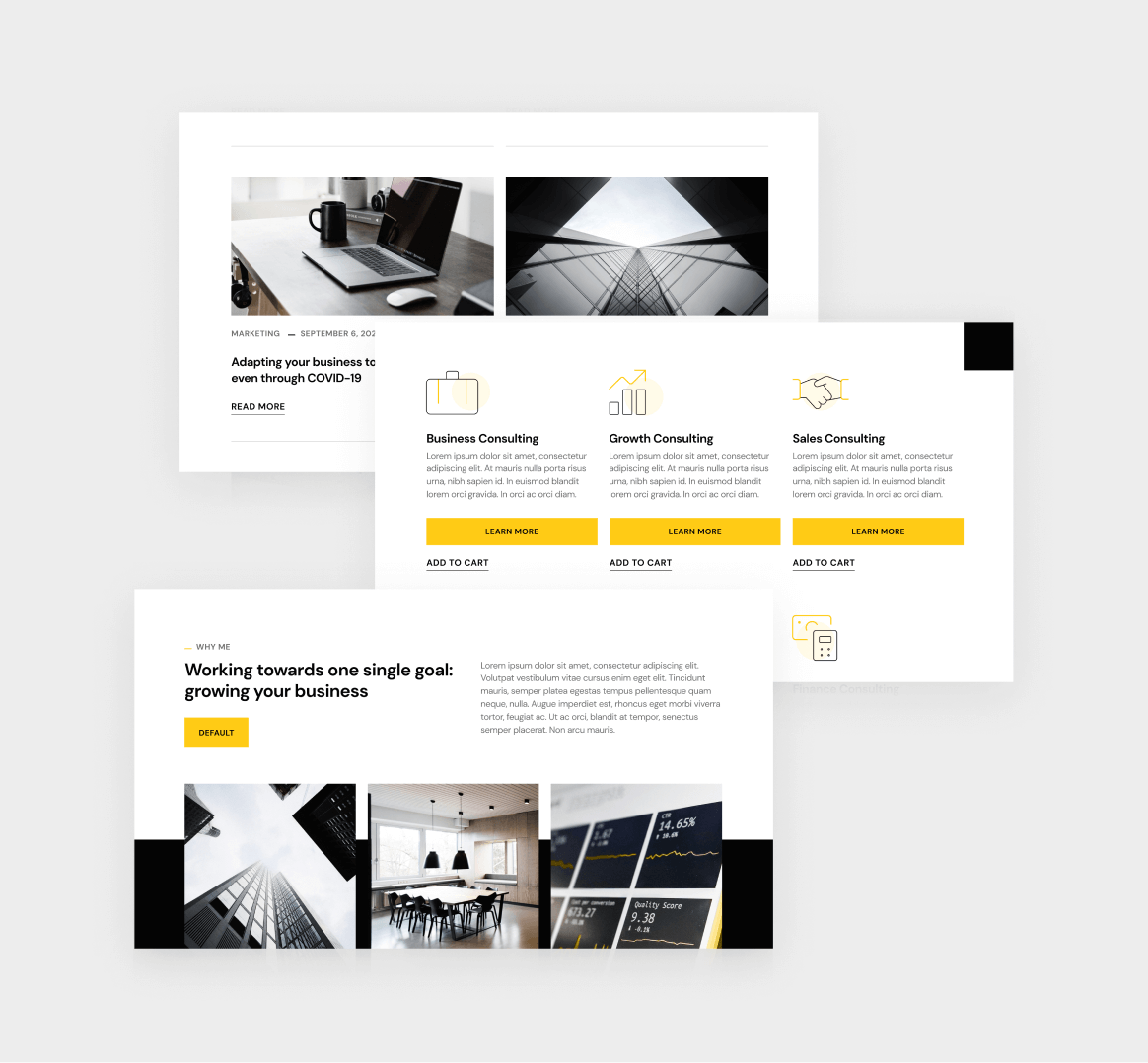 Consultant - 25 Sections Included - Consultant and Business Coach Webflow Template
