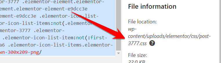 Find out the location of the file via String Locator