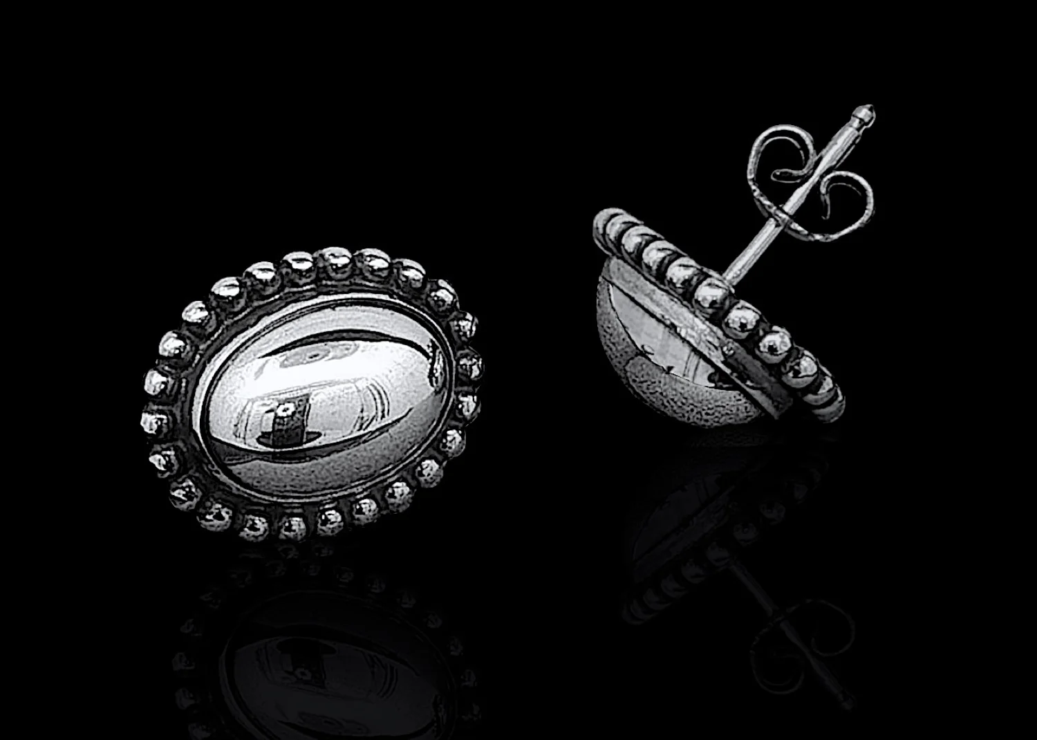 Georg Jensen silver earrings No.59