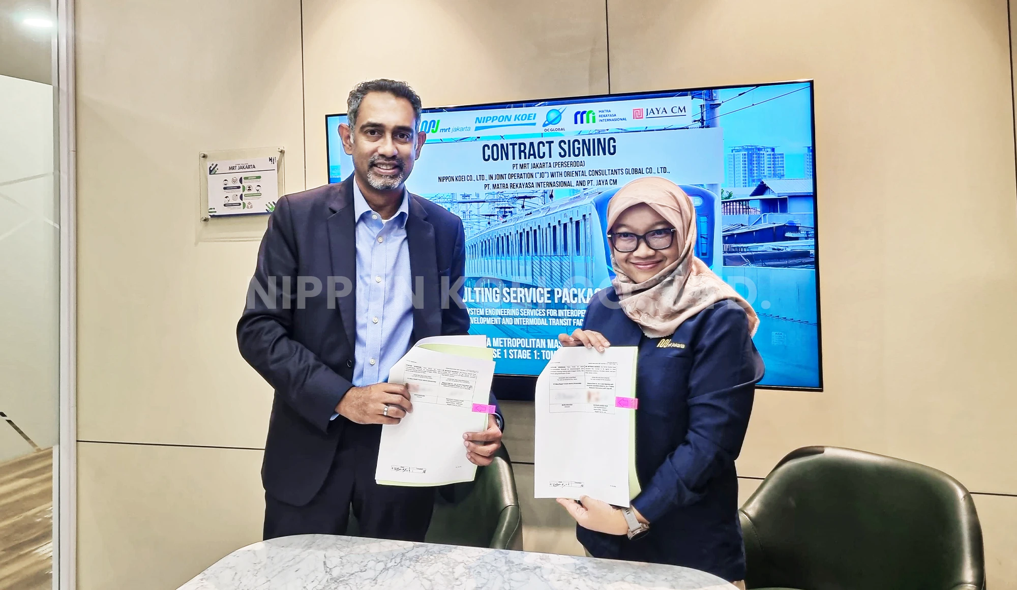 Photo News - MRT Signing with Nippon Koei 2025