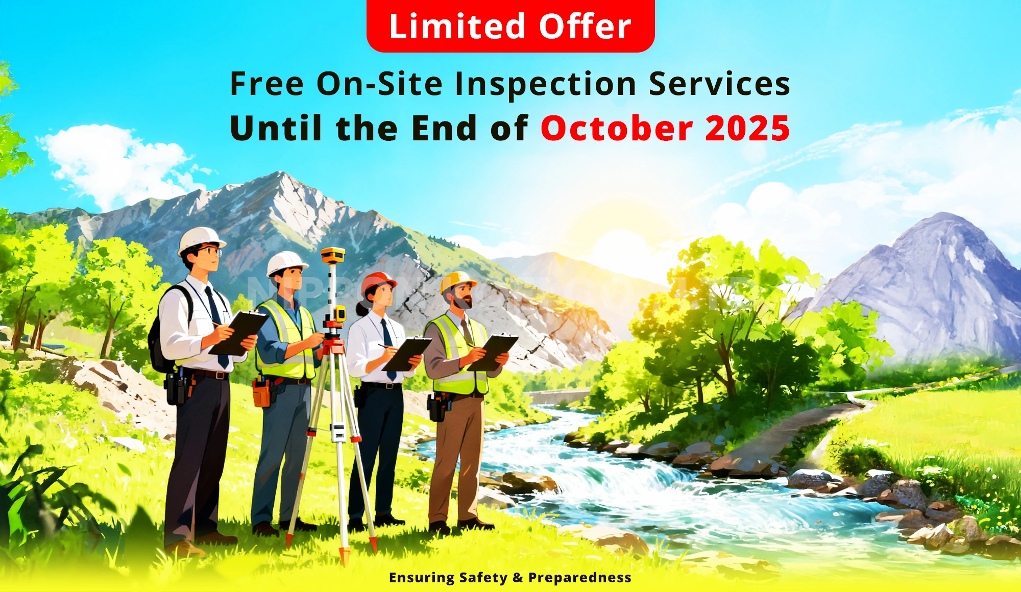 FREE On-site Inspection Services - Nippon Koei Jakarta Office Geohazard