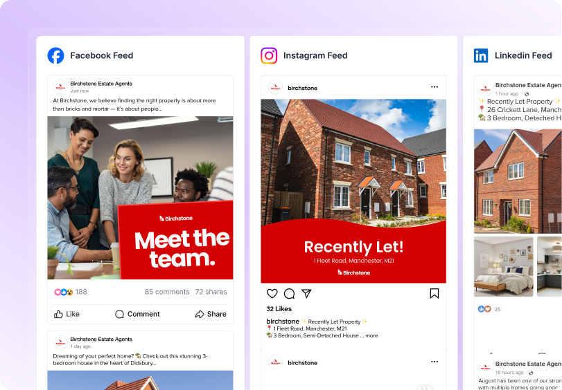 Automated social media posts