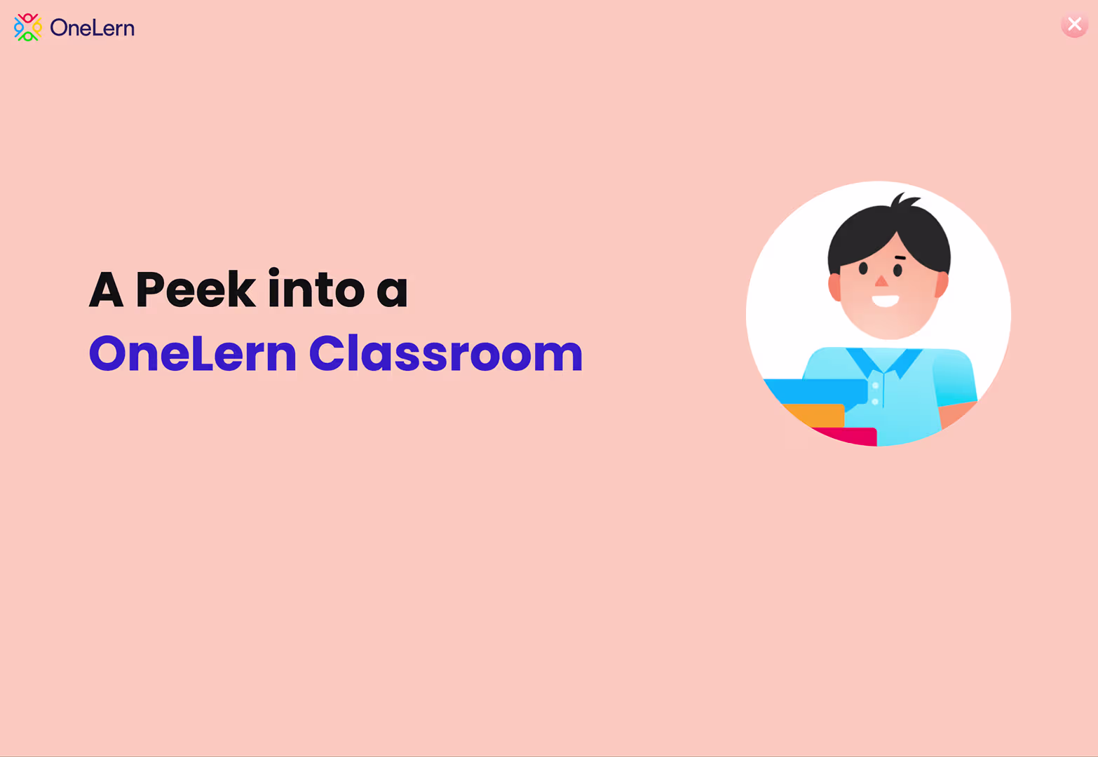 Onelern Scroll Animation Page