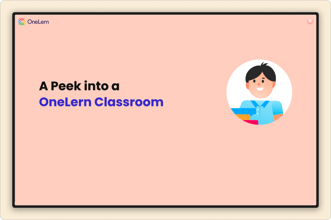 OneLern Scroll Animation Page