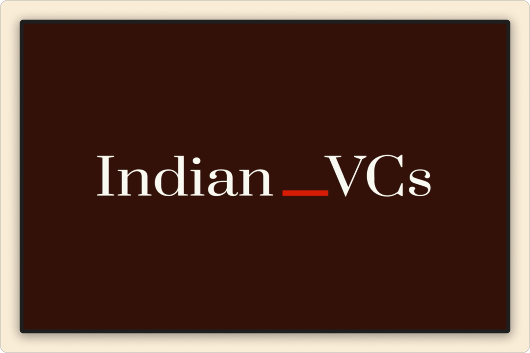 IndianVCs | Brand Launch Video
