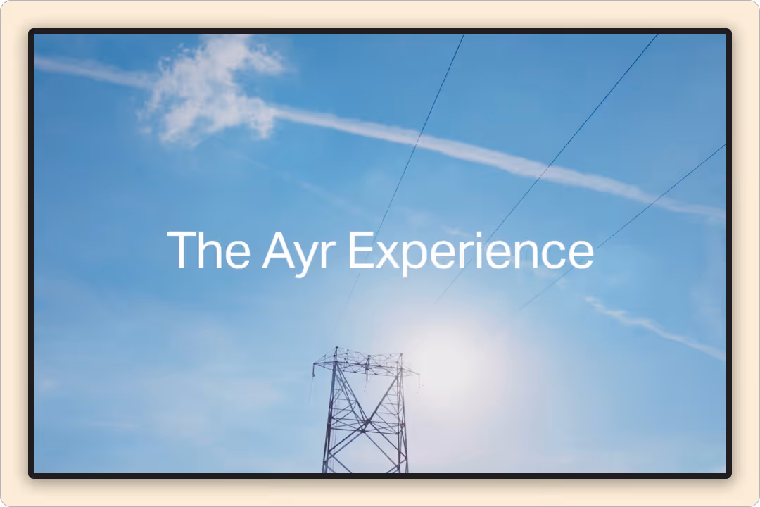 Ayr Energy | Brand Film