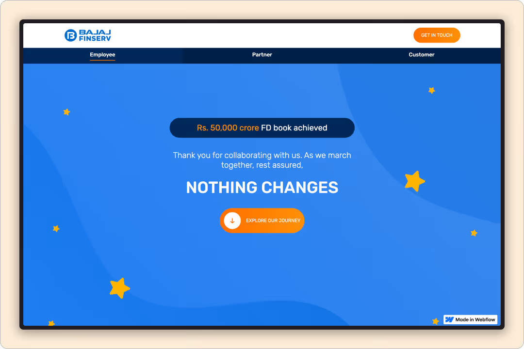 Bajaj Finserv Microsite