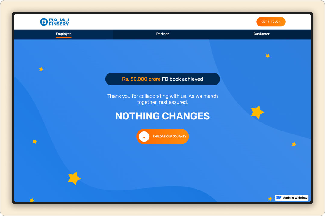 Bajaj Finserv Microsite