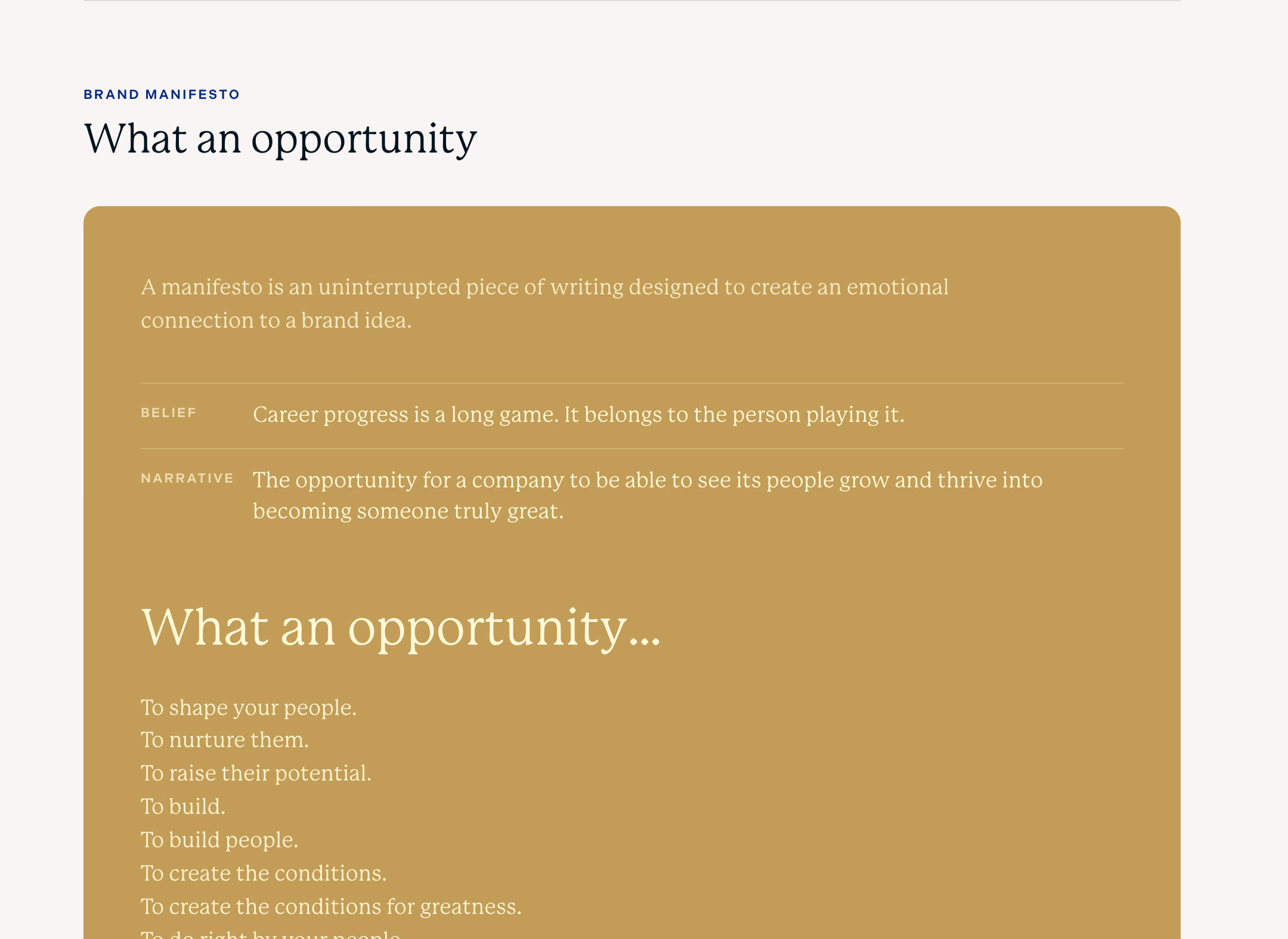 Becoming Quotient brand manifesto: What an opportunity