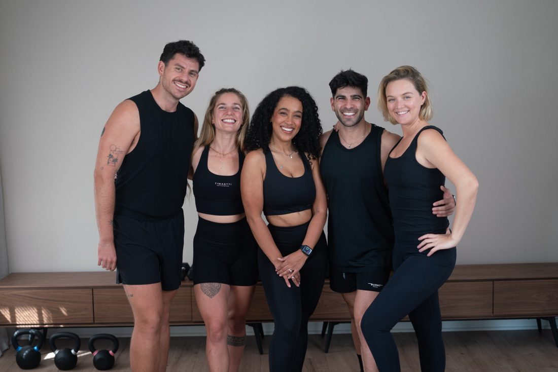 Joe, Nadine, Gabe, Kathleen and Meka together in the studio