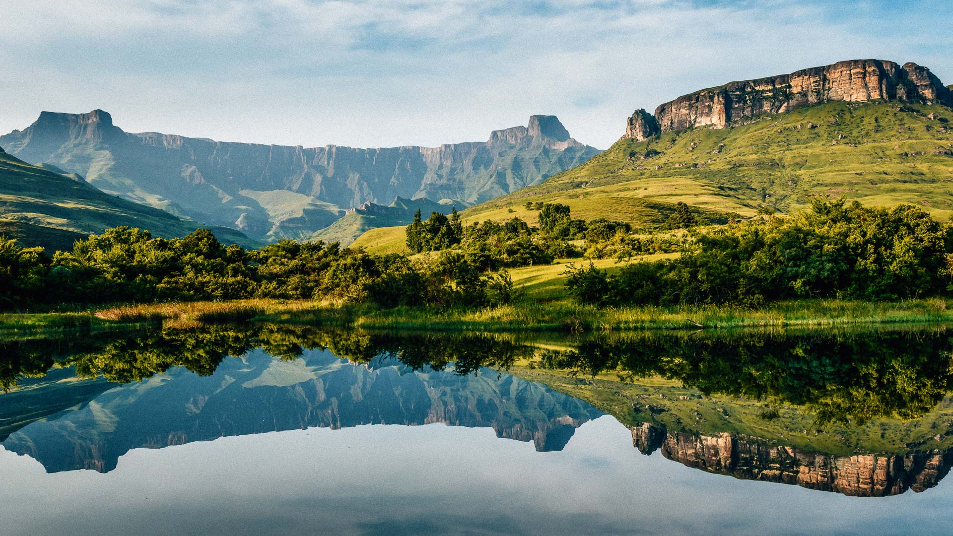 Knysna Lagune entlang der Garden Route, Südafrika