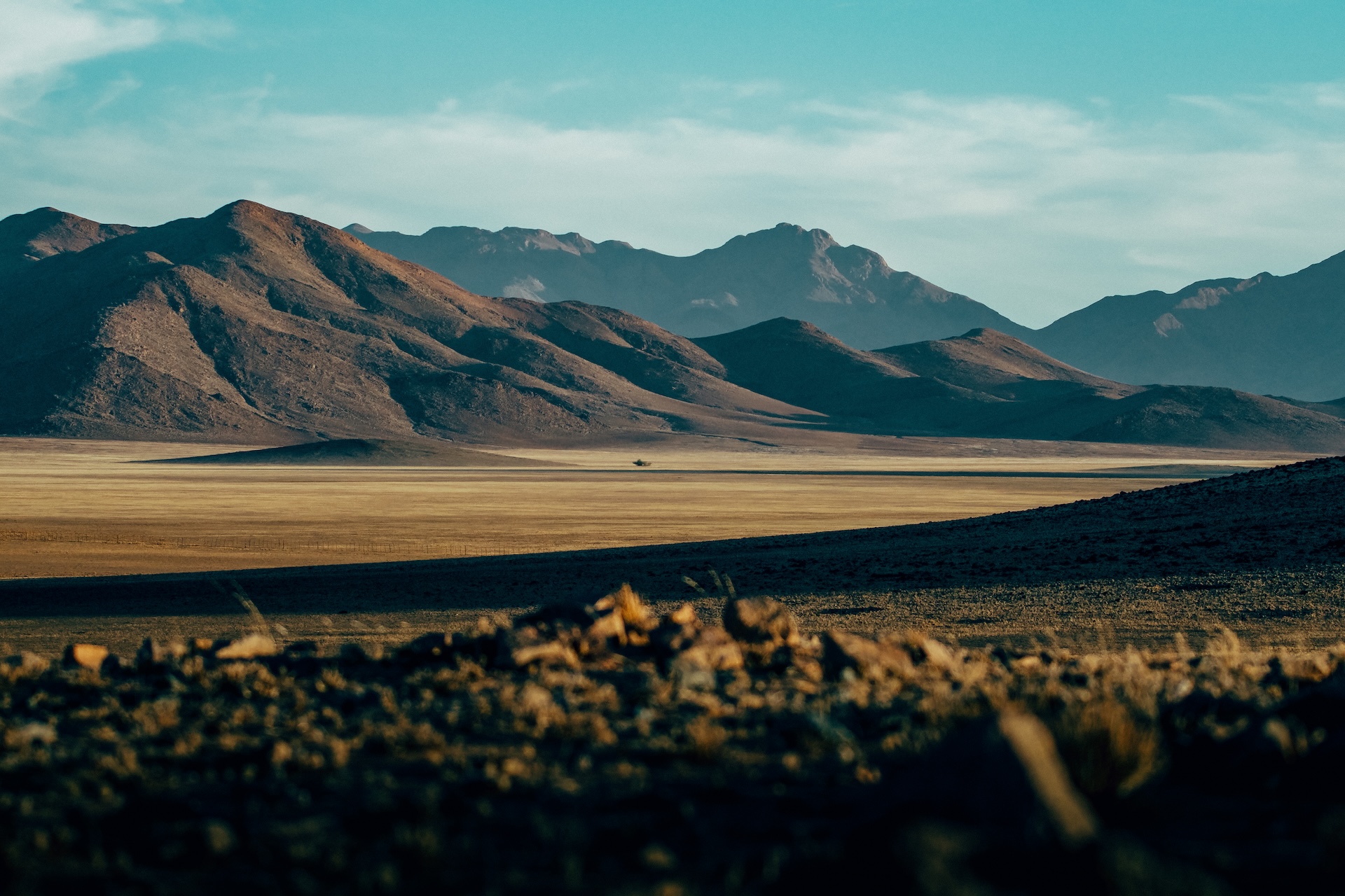 Champagner-Frühstück in der Wüste nach Ballonfahrt, NamibRand Namibia