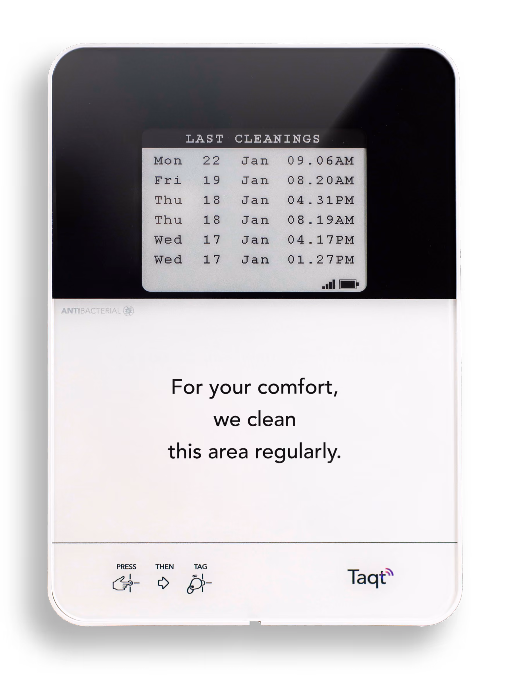 A TaqtOne device for on-site data tracking