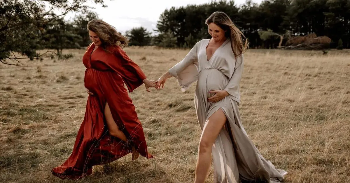 Two women at the retreat
