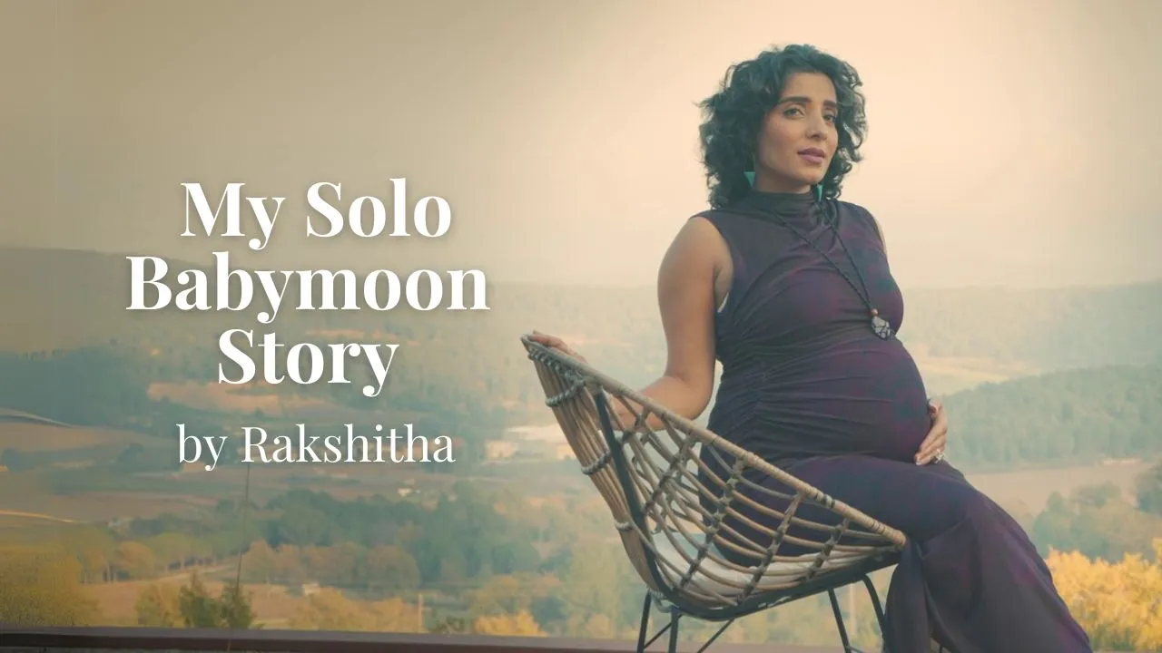 Rakshitha at her mom'z Solo Babymoon retreat