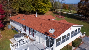 terra cotta shingle roof replacement in Lynchburg VA 24502