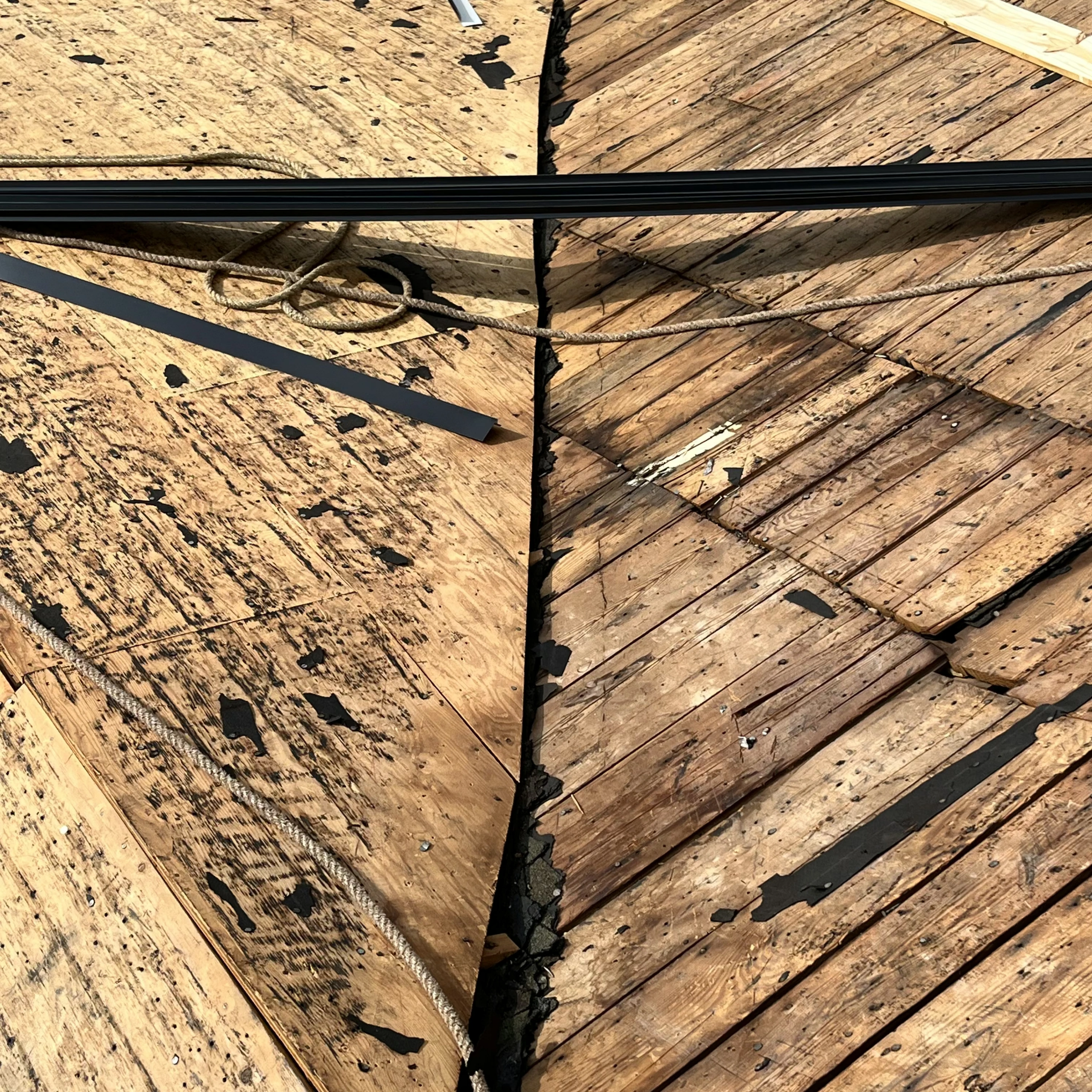 Completed TAMKO Titan XT Rustic Black roof replacement on a one-story home with basement in Wytheville, VA, including full ice and water shield coverage on low-slope rear addition