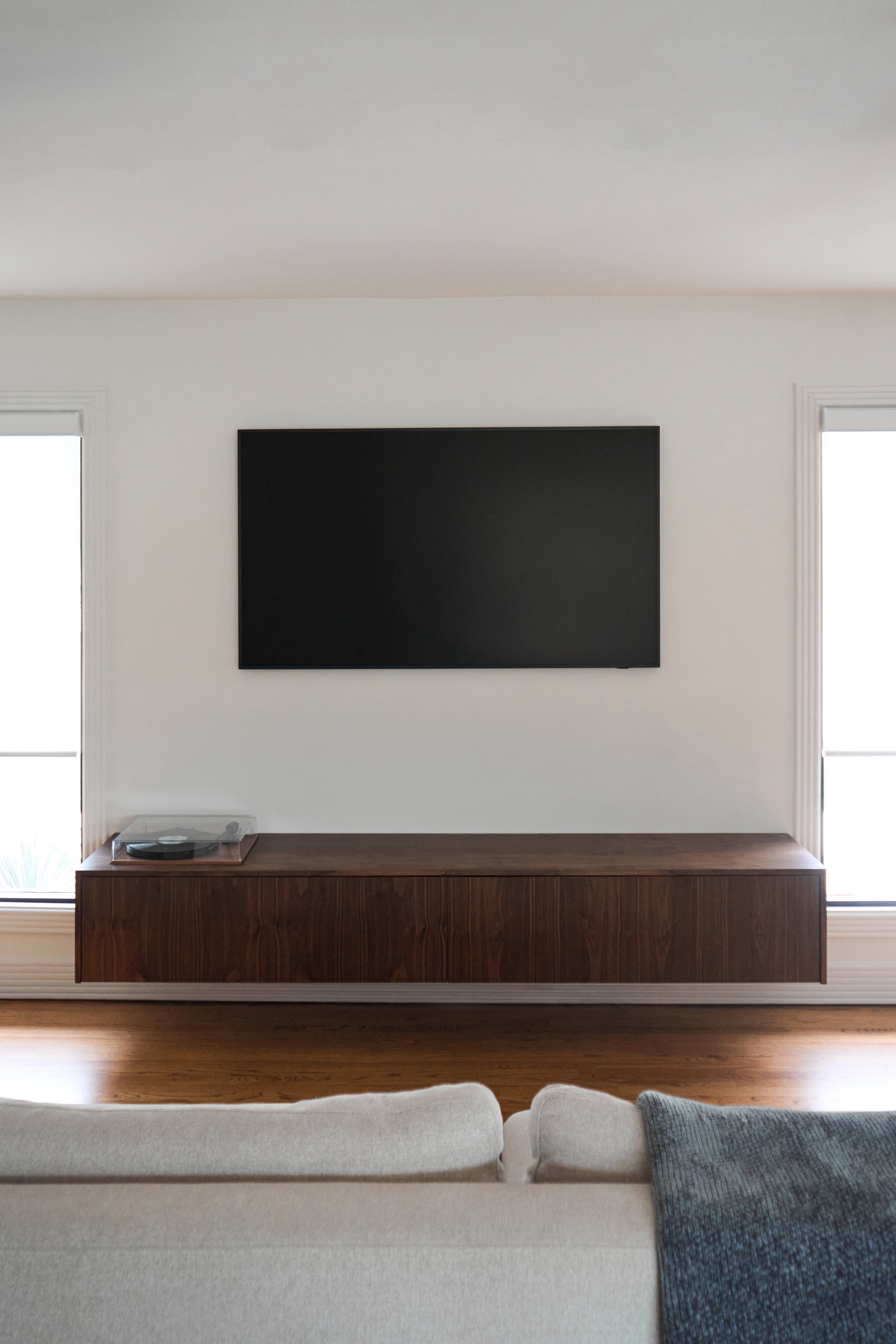Floating Media Console