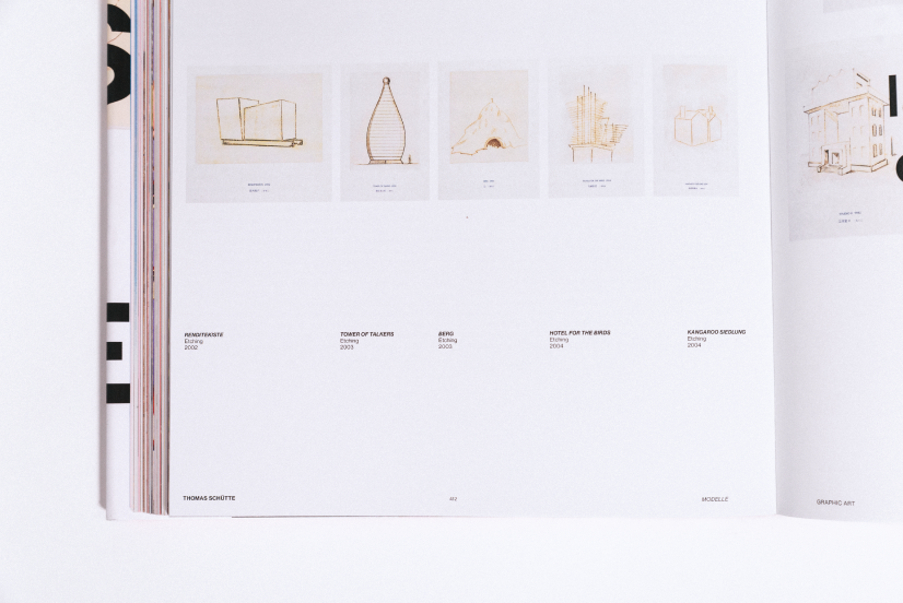 Thomas Schutte book, inside spread