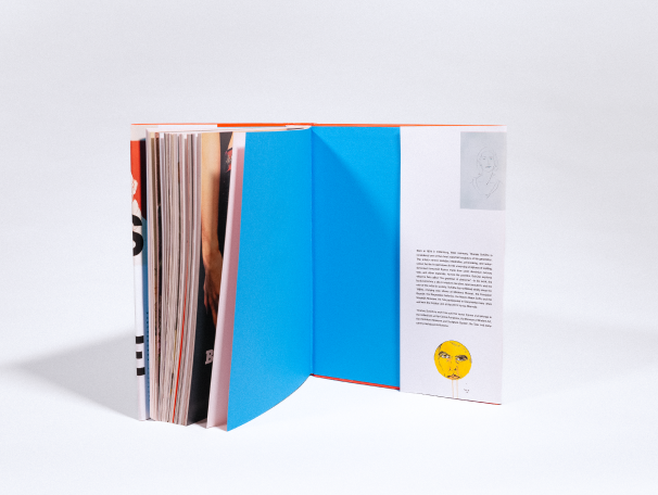 Thomas Schutte book, end-papers