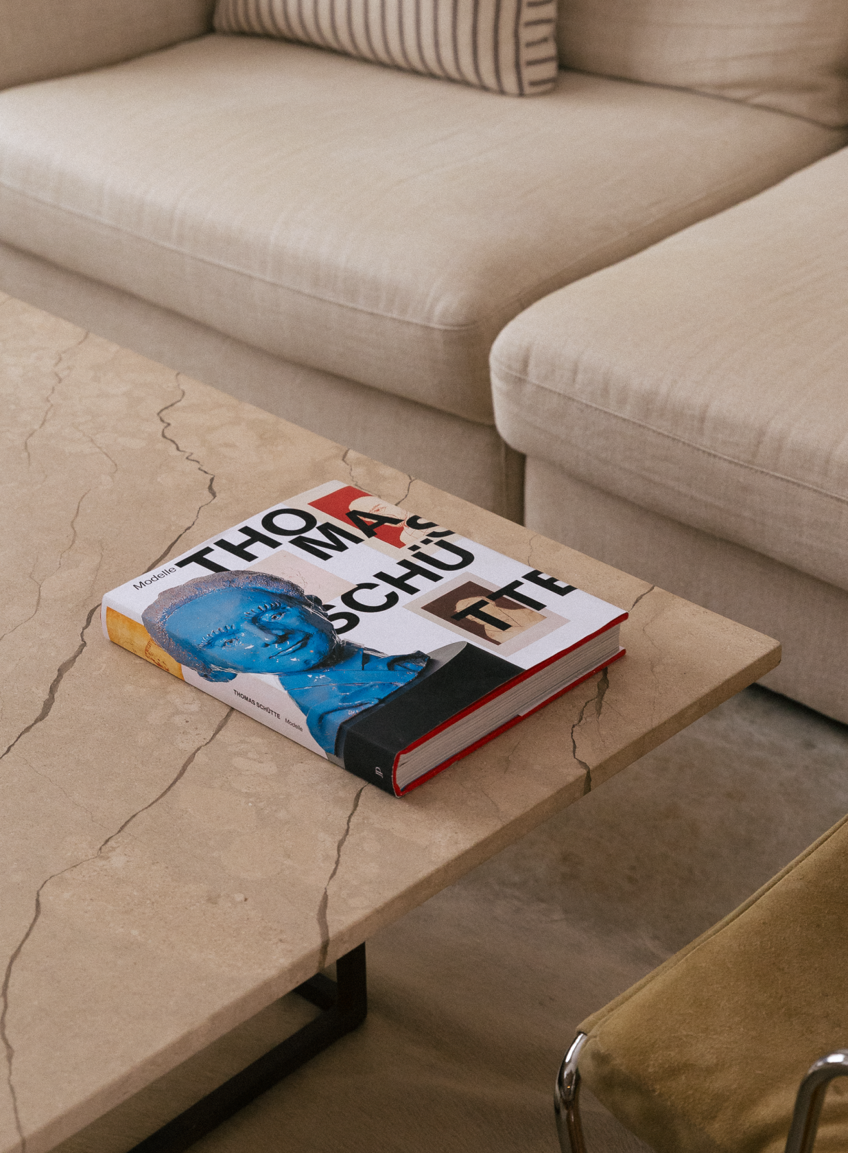 Thomas Schutte book on a coffee table