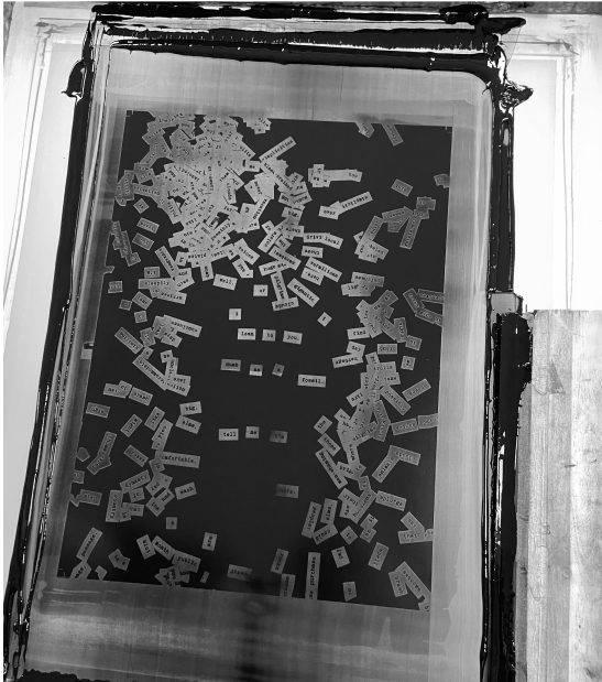 Screen printing screen