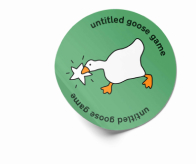 Untitled Goose Game sticker