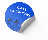 Untitled Goose Game sticker