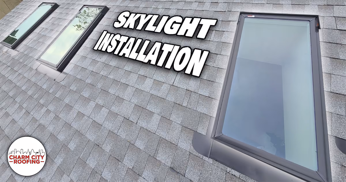 Charm City Roofing Blogs - skylight installation