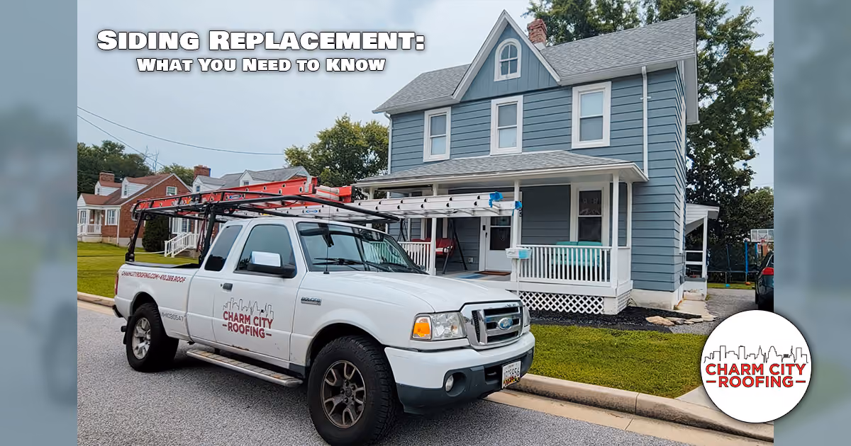 Charm City Roofing Blogs - siding replacement
