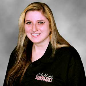 A headshot of Charm City Roofing Office Assistant, LeAnn Hause.