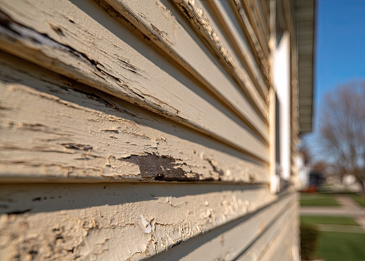 worn siding