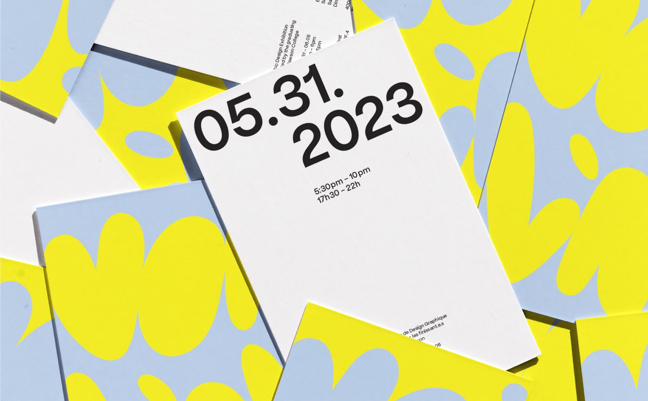 Scattered And Voila postcards.