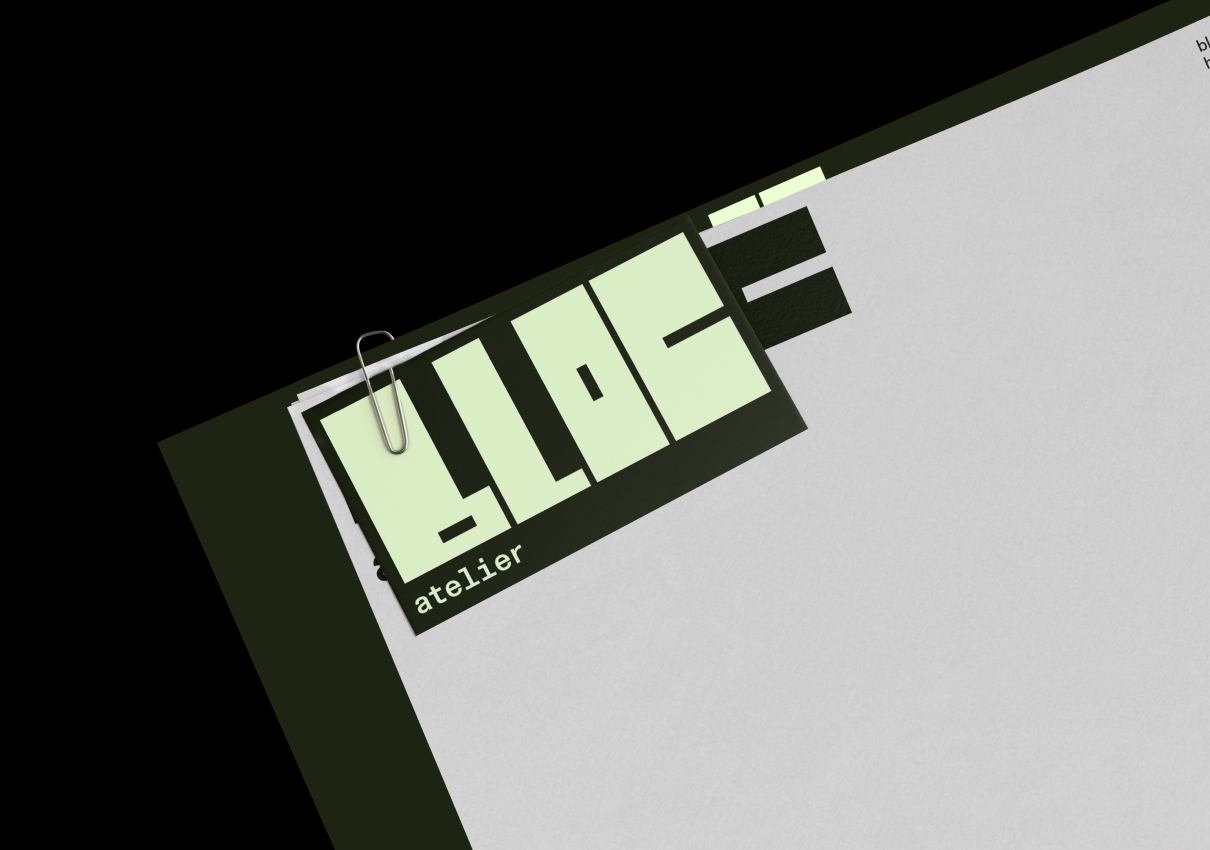 Bloc Atelier's stationery