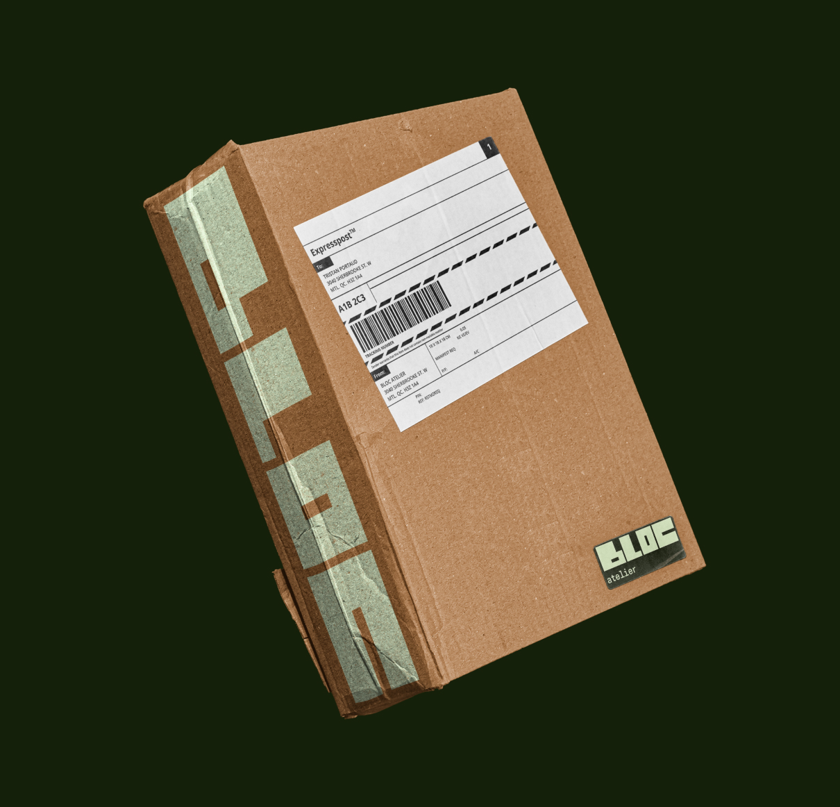 Bloc Atelier's packaging