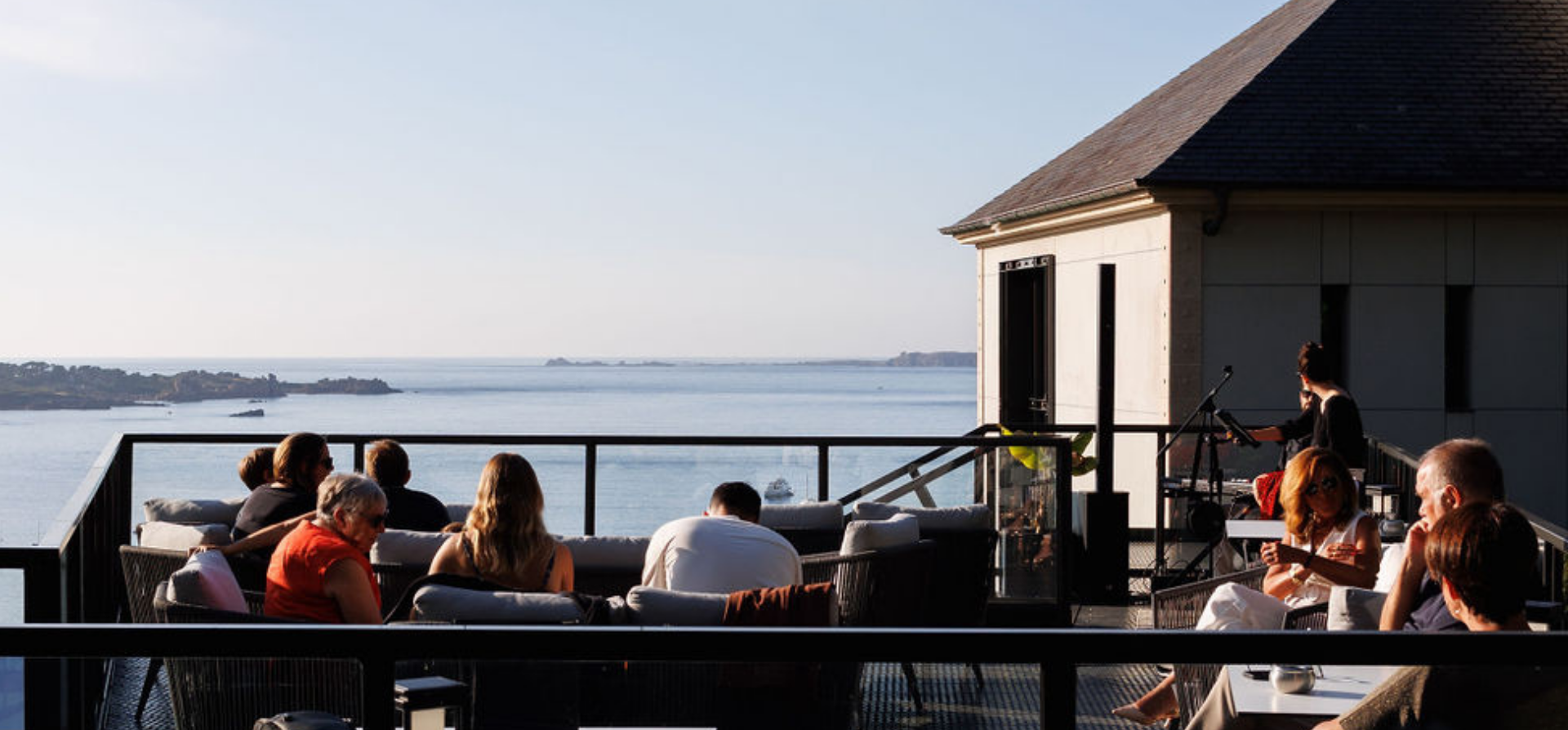 Bar & Terrace Agapa Hotel Spa de Luxe in Brittany