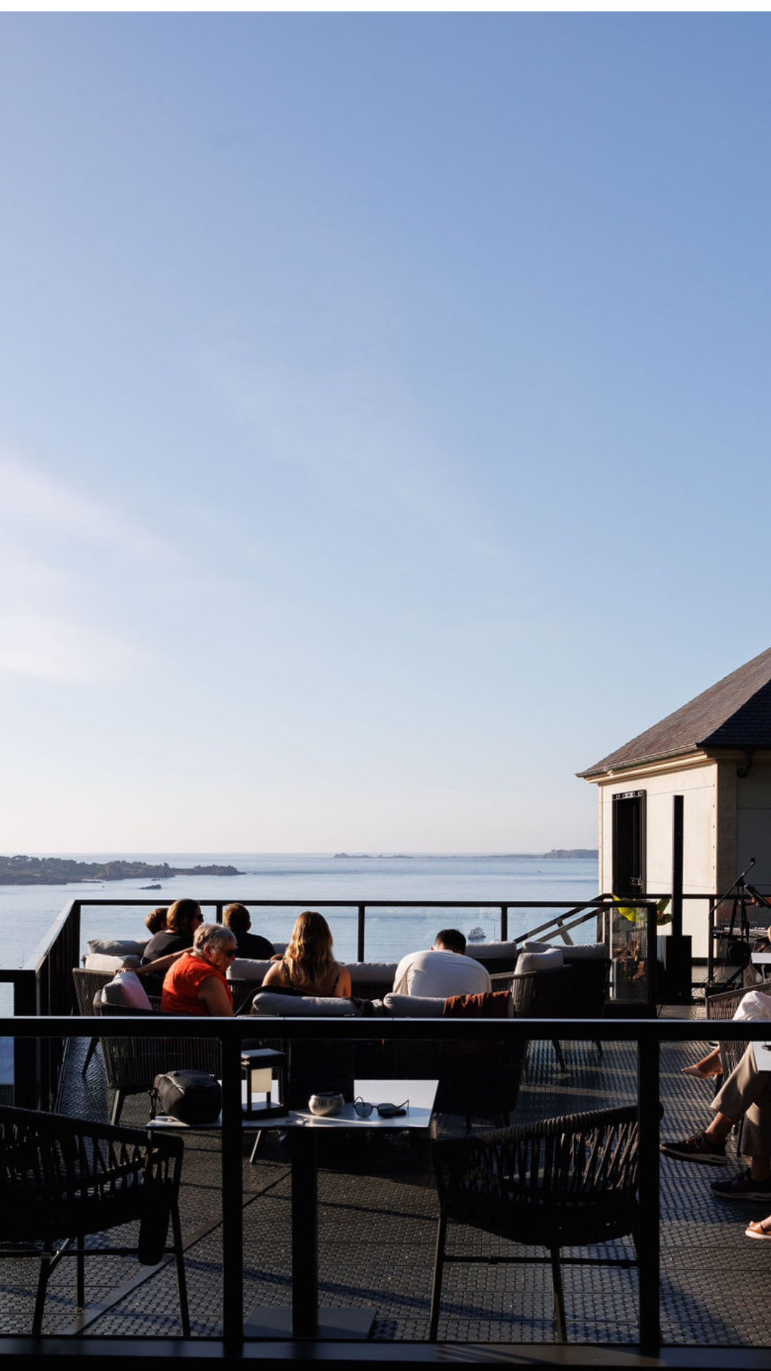 Bar & Terrace Agapa Hotel Spa de Luxe in Brittany