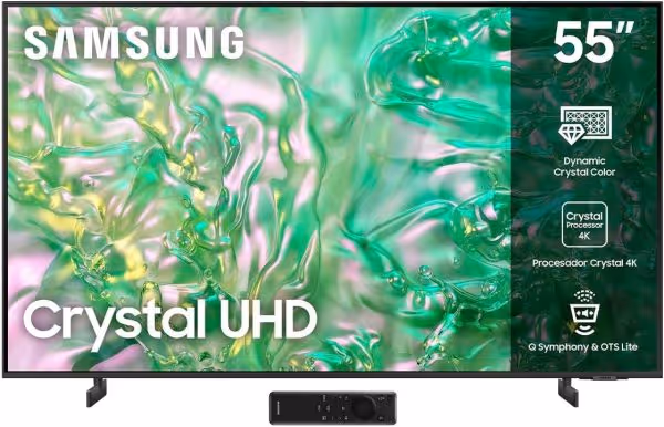 Pantalla Samsung 55 pulgadas 4K Crystal UHD Smart TV