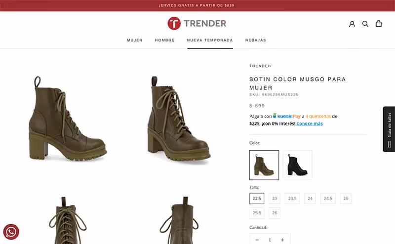 trender botines