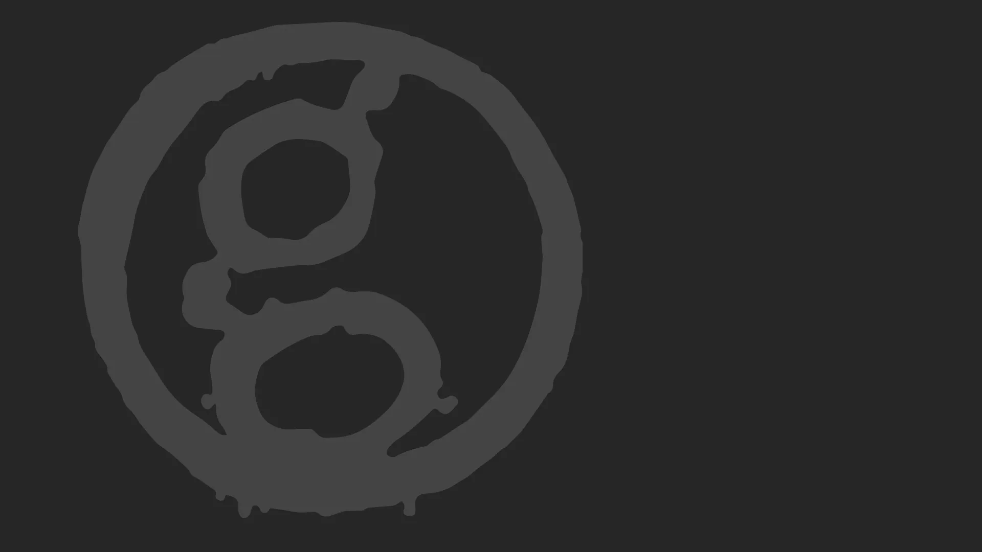 Ghost Medical Logo light grey on Dark grey