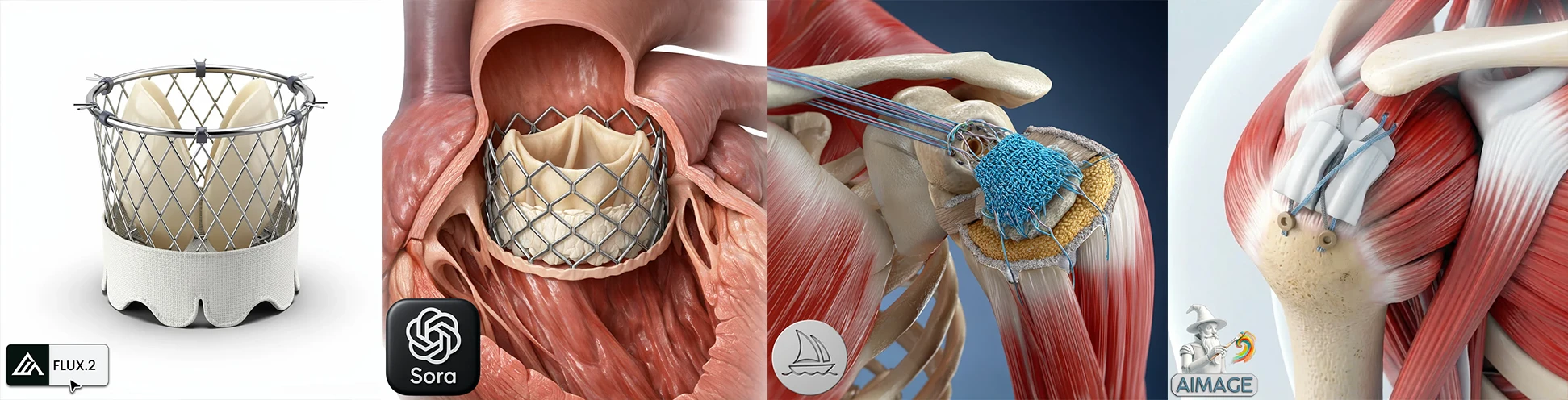 An AI image attempt at a medically accurate visual that matches the standard of medical illustration.