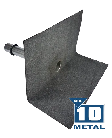 Bitumen-Steel Roof drain - angled