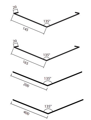 Datablad skotrende enkelt med blindfals