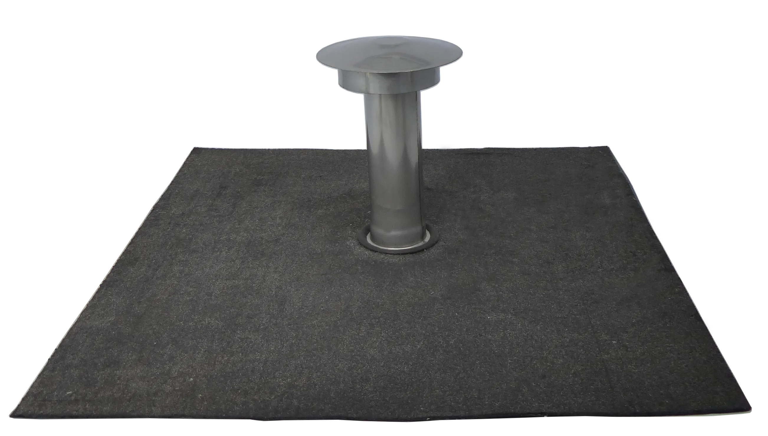 Roof space vent for pressure equalization with skirt