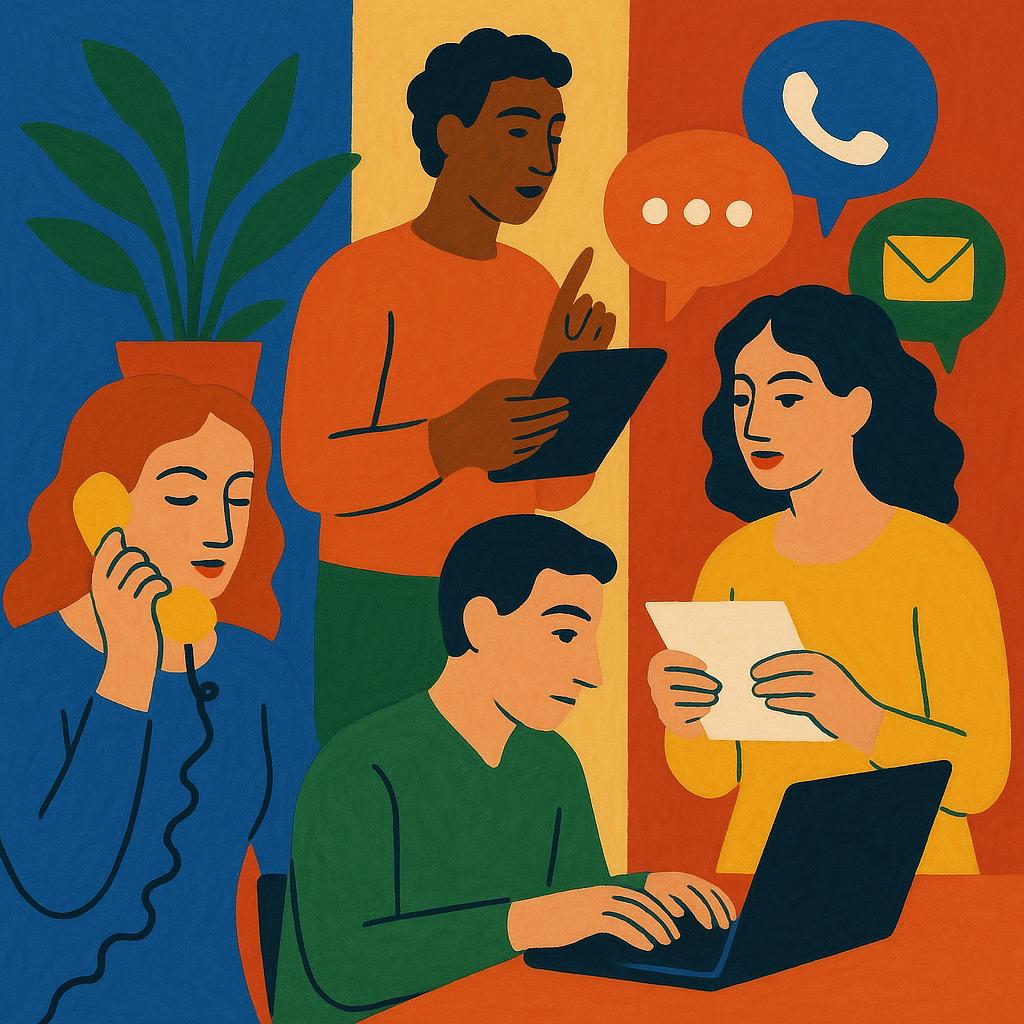 Communication omnicanal avec vos intervenants