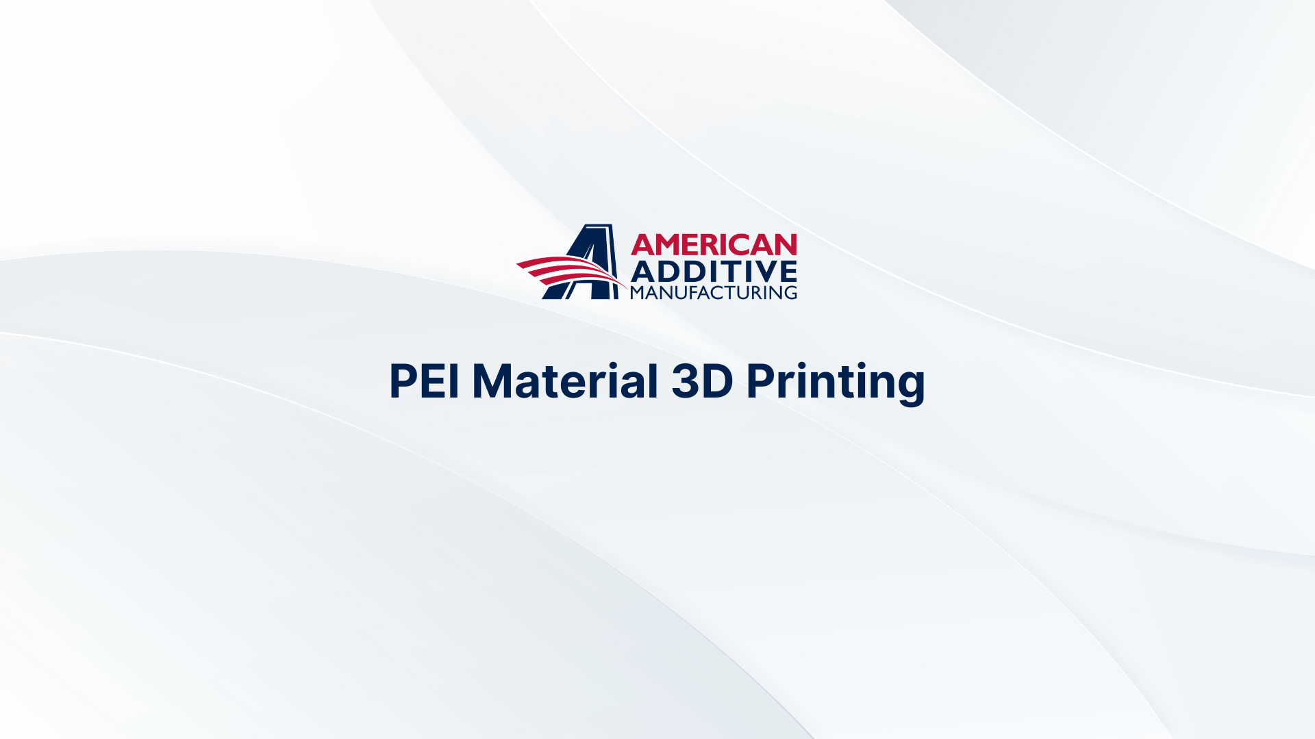 Unlocking The Potential 3D Printing Of PEI (Ultem) Material For High-Performance Applications