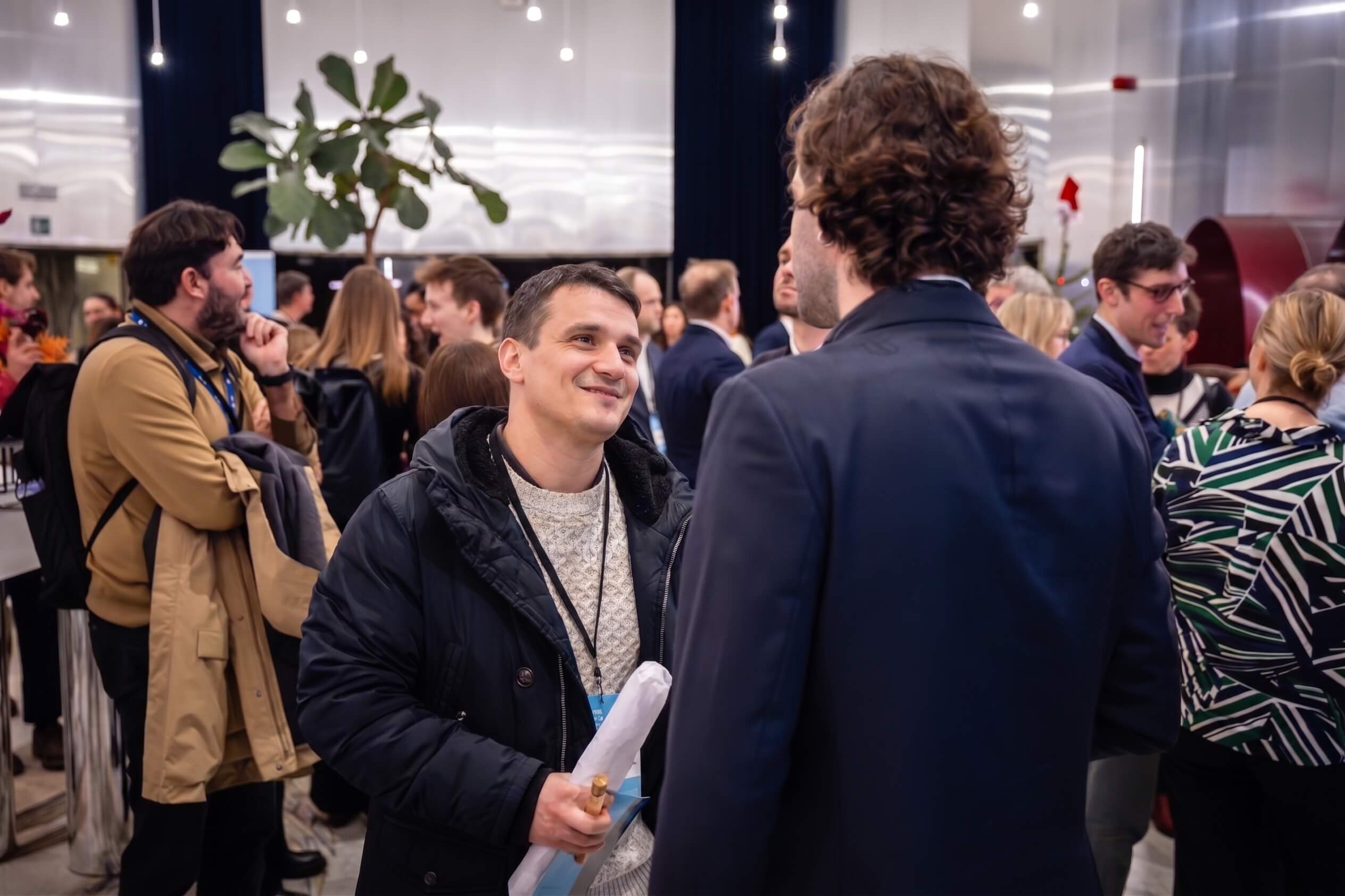 Networking at event with haca.studio event agency