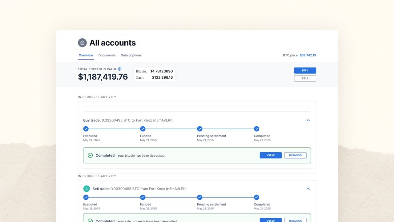 Refinements to the trading experience