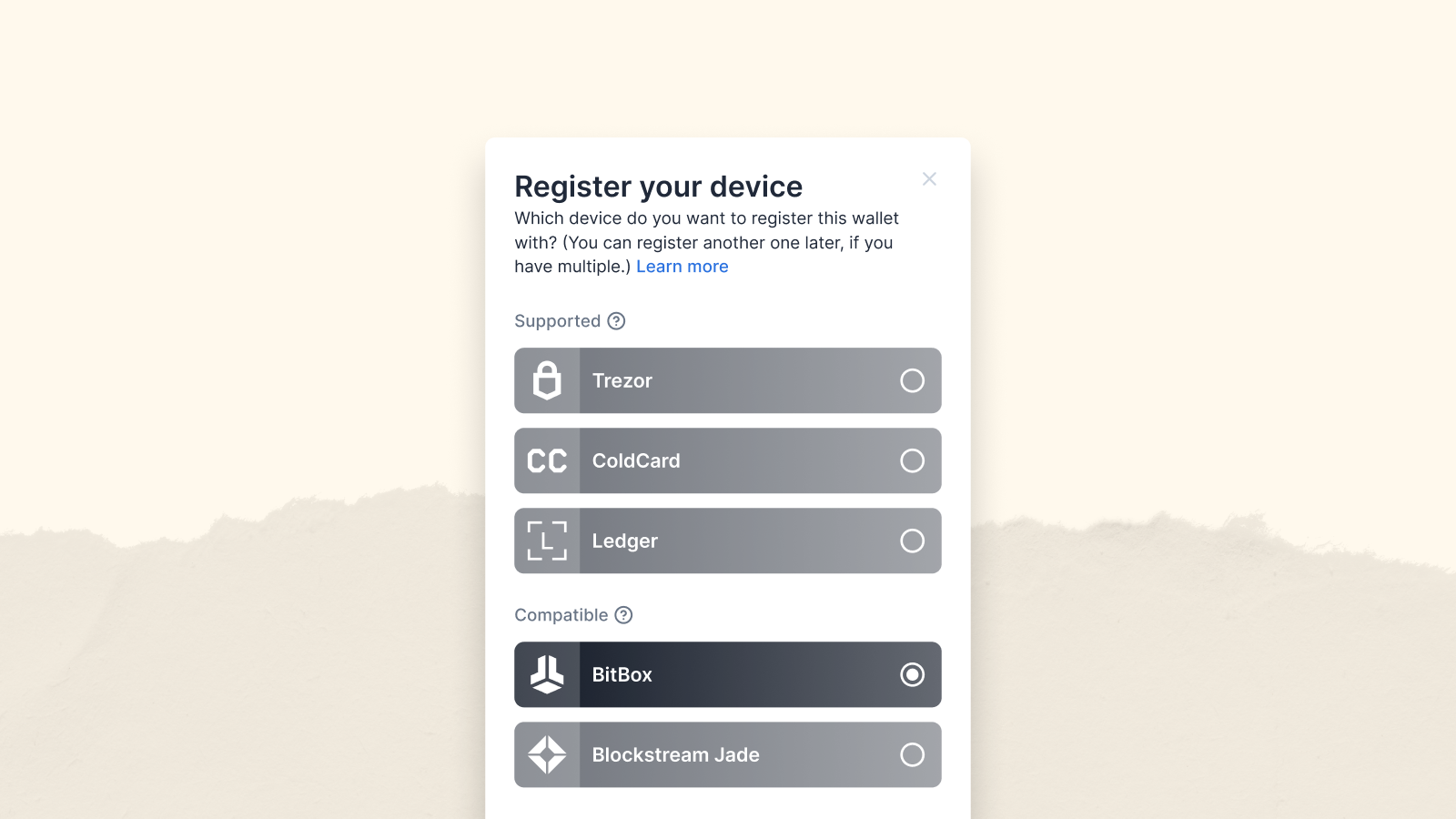 Blockstream Jade and BitBox02 now compatible with Unchained vaults